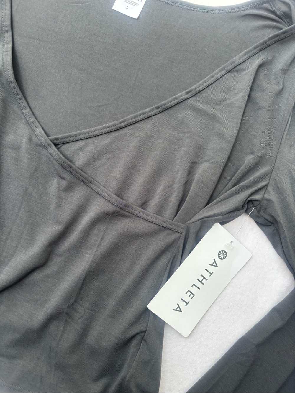 Athleta Fast Track With Ease Rib Reversible Women's Top- NWT - Picture 4 of 11